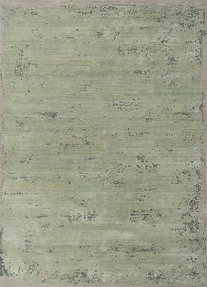 chaos theory by kavi green wool and bamboo silk hand knotted Rug