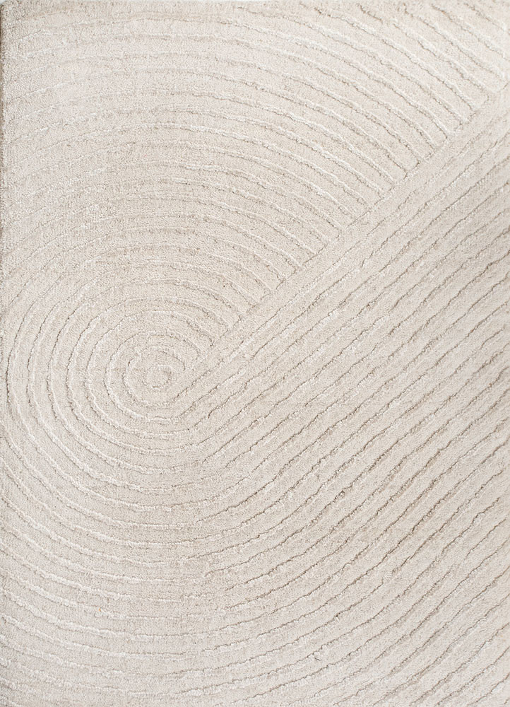 azalea ivory wool and bamboo silk hand knotted Rug - HeadShot azalea ivory wool and bamboo silk hand knotted Rug - HeadShot