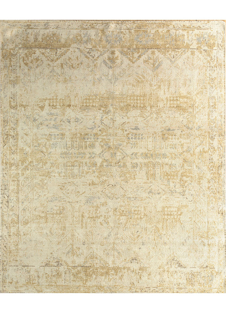 erbe gold wool hand knotted Rug
