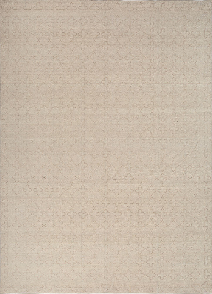 erbe ivory wool hand knotted Rug - HeadShot erbe ivory wool hand knotted Rug - HeadShot