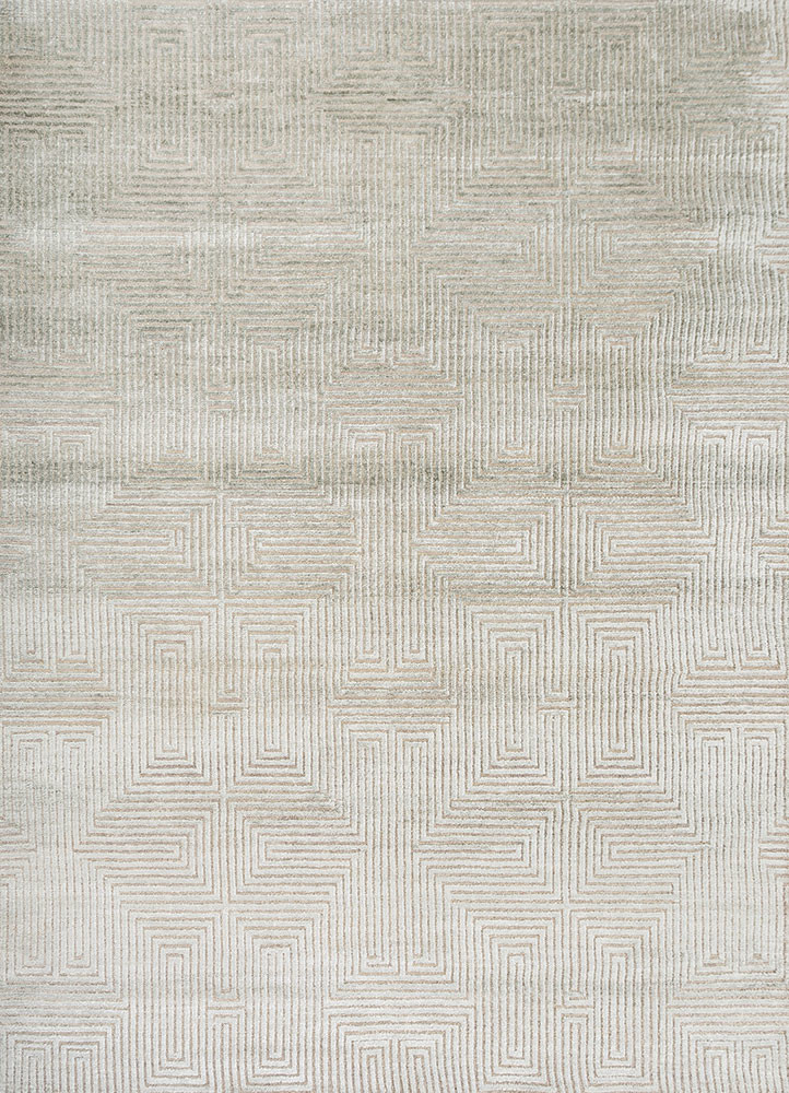 azalea blue wool and bamboo silk hand knotted Rug - HeadShot azalea blue wool and bamboo silk hand knotted Rug - HeadShot