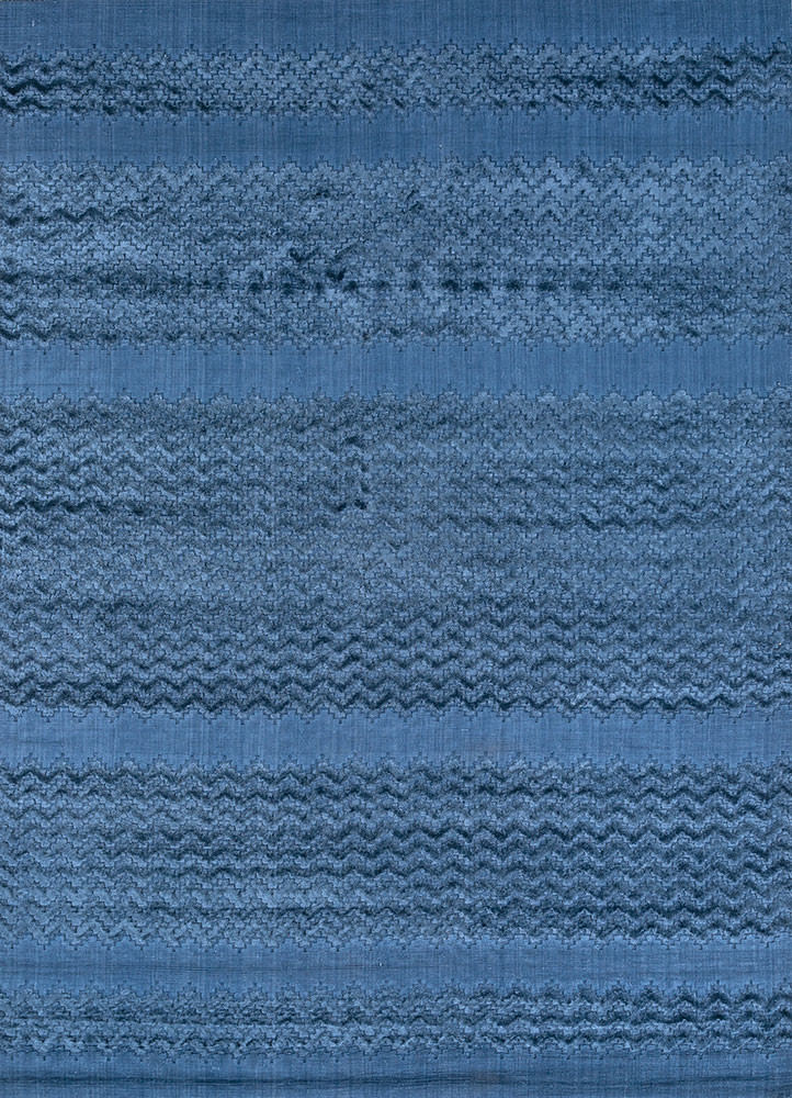 basis blue bamboo silk hand loom Rug - HeadShot basis blue bamboo silk hand loom Rug - HeadShot