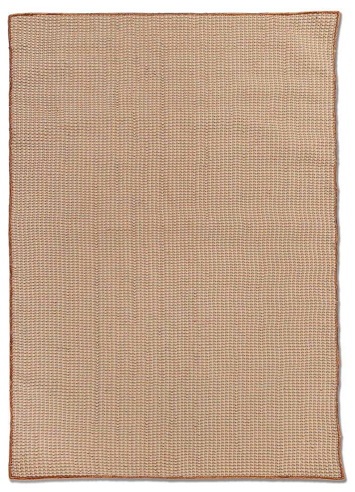 aprezo beige and brown acrylic hand loom Rug - HeadShot aprezo beige and brown acrylic hand loom Rug - HeadShot