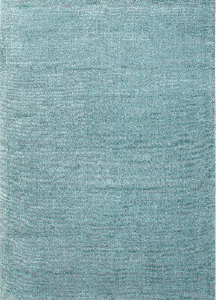 hlv-506 capri/capri blue wool and viscose hand loom Rug