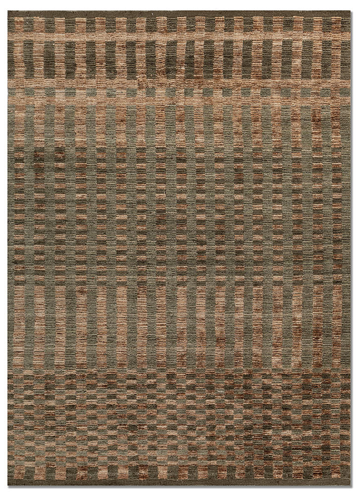 saga beige and brown wool hand loom Rug - HeadShot saga beige and brown wool hand loom Rug - HeadShot