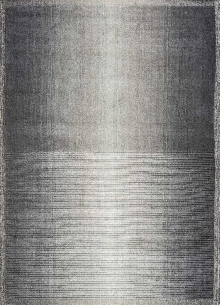 basis grey and black wool hand loom Rug - HeadShot basis grey and black wool hand loom Rug - HeadShot