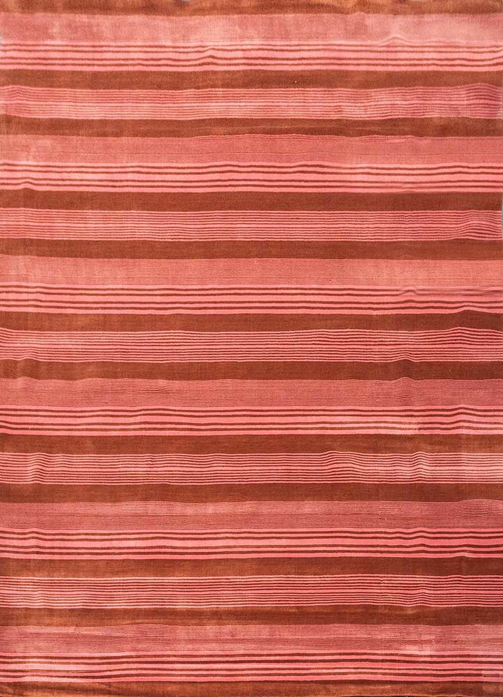 basis red and orange wool hand loom Rug - HeadShot basis red and orange wool hand loom Rug - HeadShot