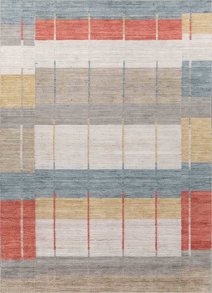  grey and black wool hand loom Rug