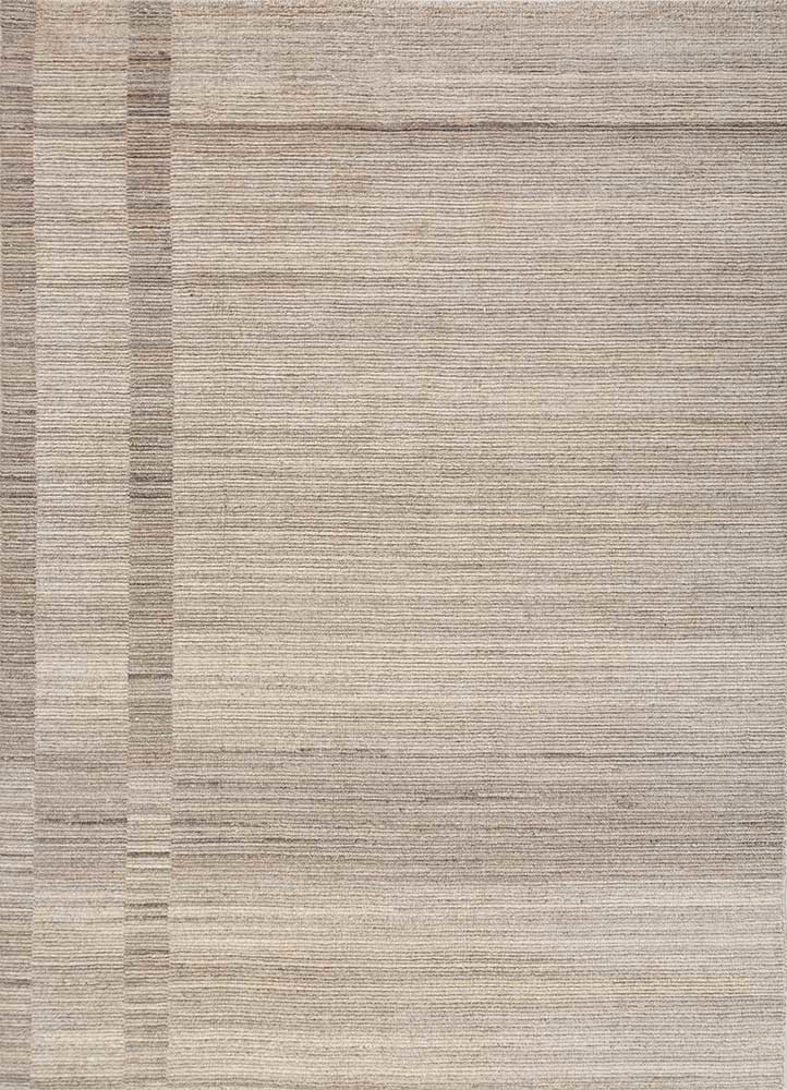 jean grey and black wool hand loom Rug