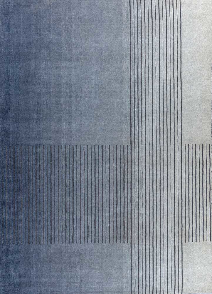 jean grey and black wool hand loom Rug - HeadShot jean grey and black wool hand loom Rug - HeadShot