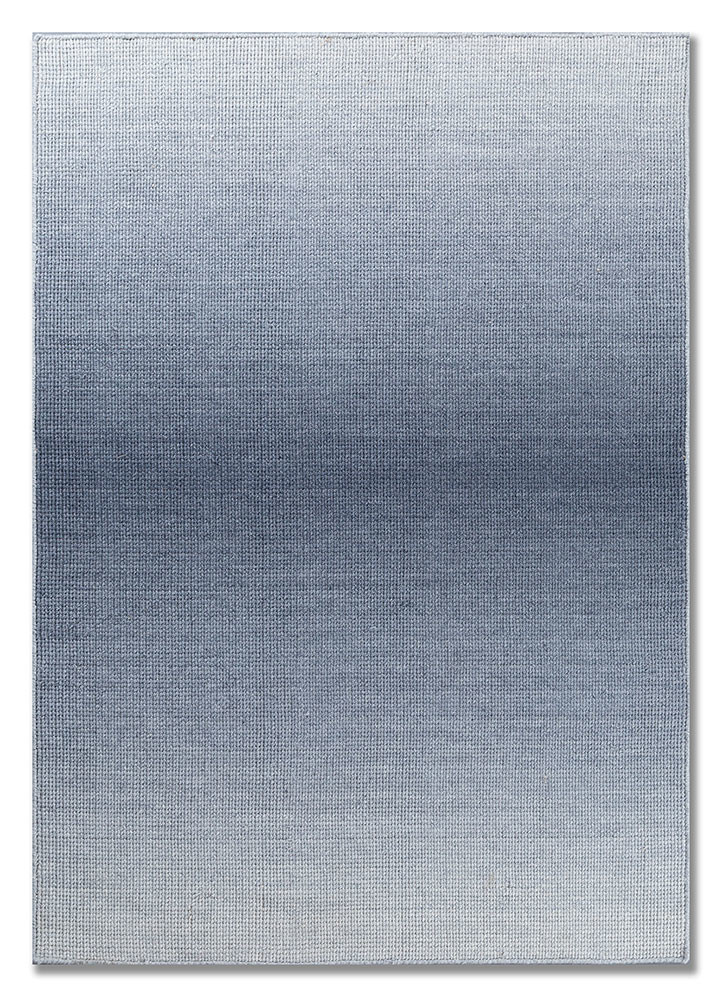 jean blue wool hand loom Rug - HeadShot jean blue wool hand loom Rug - HeadShot