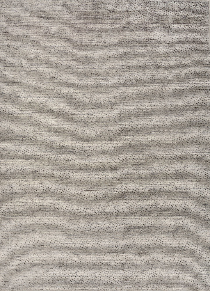  grey and black wool hand loom Rug