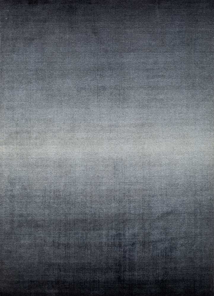 jean grey and black wool hand loom Rug