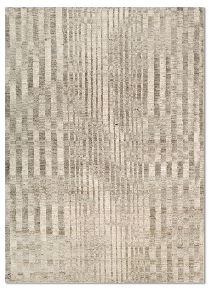 contour gold wool hand loom Rug - HeadShot