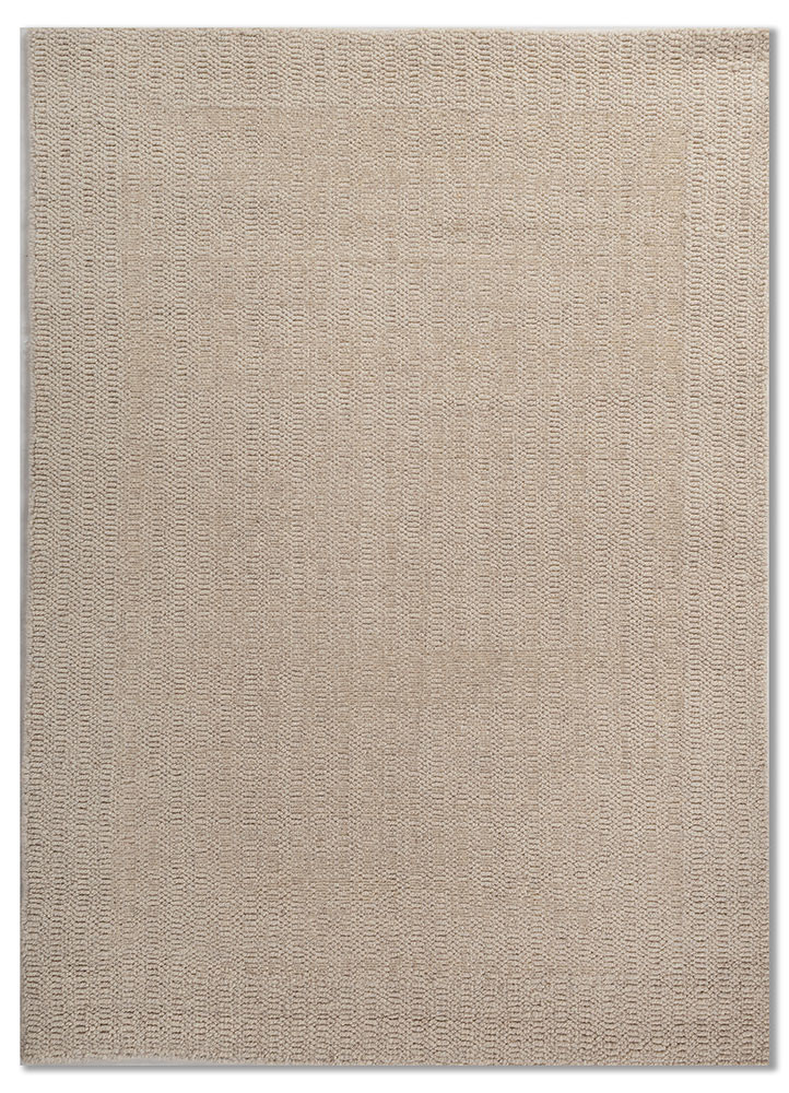 contour ivory wool hand loom Rug - HeadShot