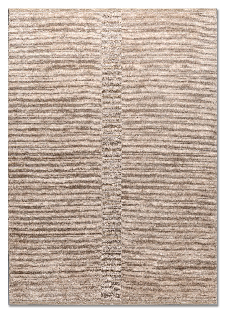 contour beige and brown wool hand loom Rug - HeadShot contour beige and brown wool hand loom Rug - HeadShot