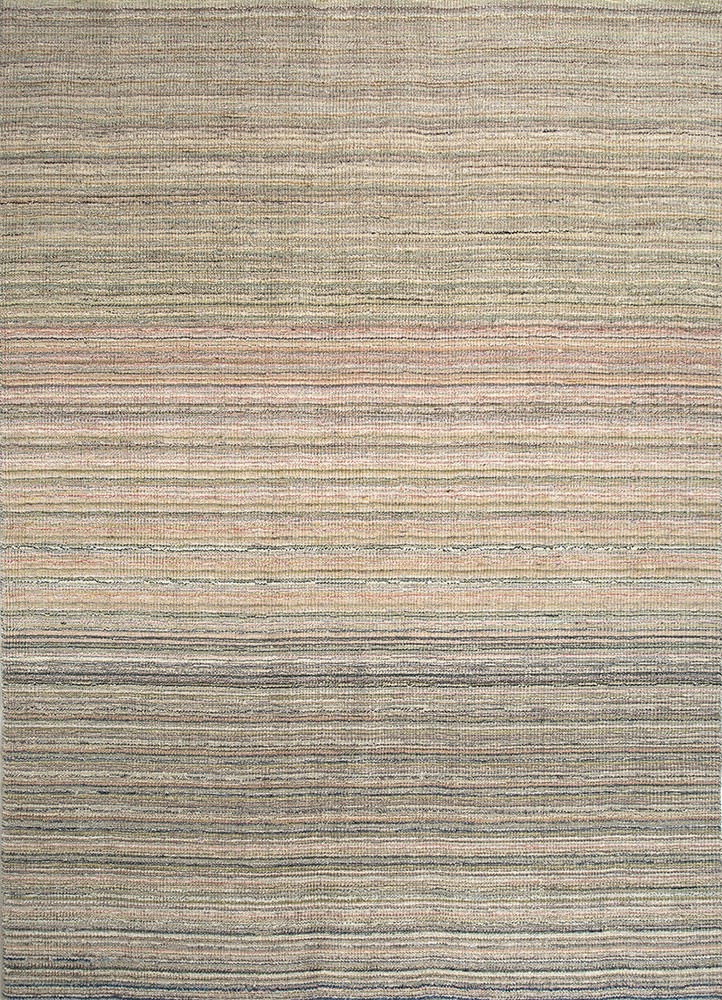 saga grey and black wool and viscose hand loom Rug - HeadShot saga grey and black wool and viscose hand loom Rug - HeadShot