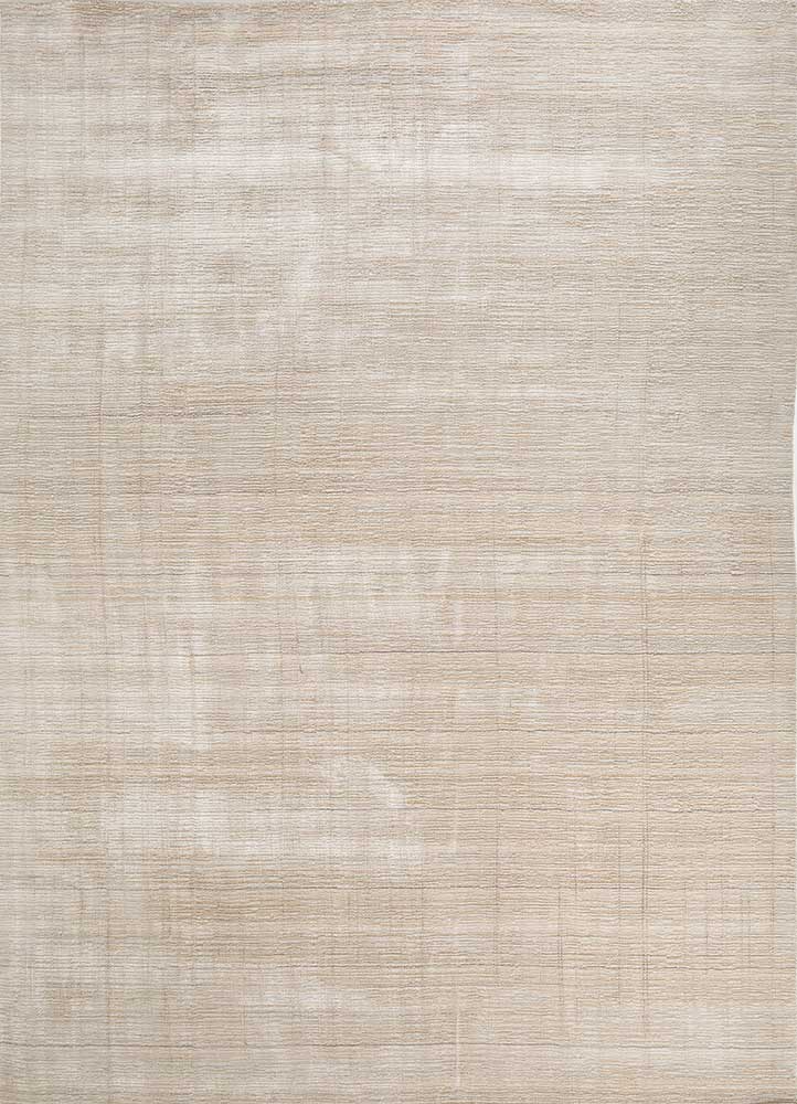 Basis Ivory Hand Loom Wool and Viscose RugsHwv51021Jaipur Rugs USA