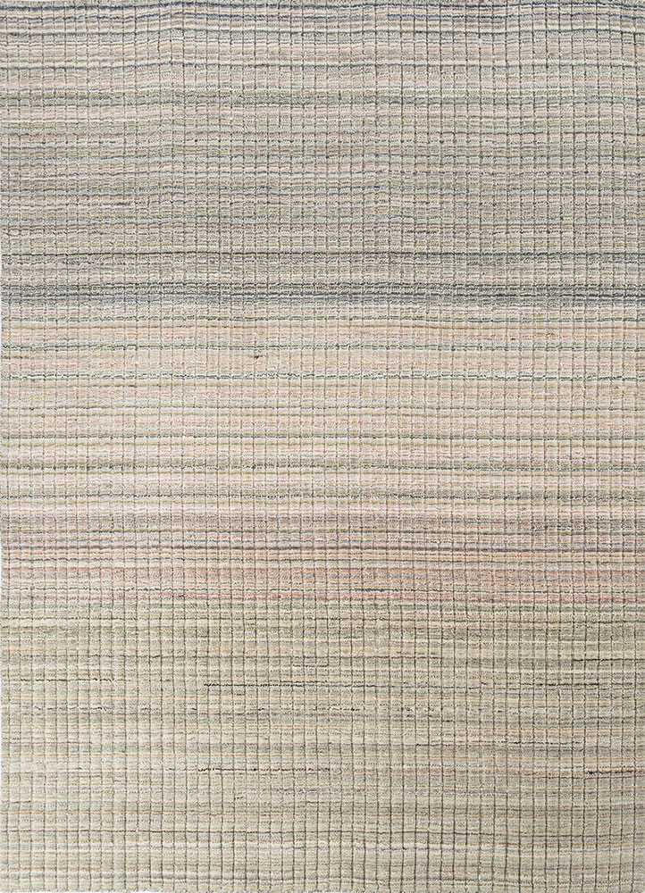 aprezo green wool and viscose hand loom Rug - HeadShot aprezo green wool and viscose hand loom Rug - HeadShot