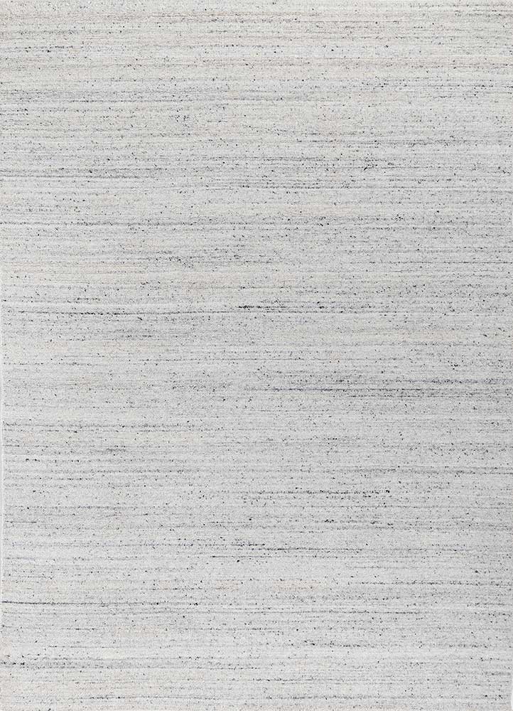 ivory ivory wool and viscose hand loom Rug