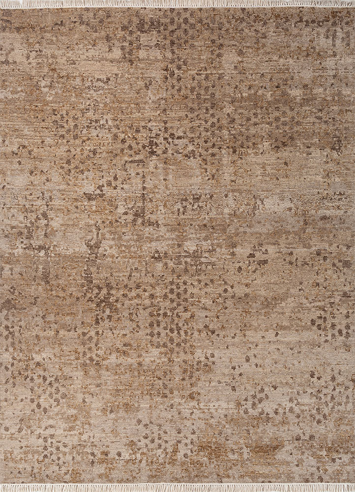uvenuti beige and brown afghan wool hand knotted Rug - HeadShot uvenuti beige and brown afghan wool hand knotted Rug - HeadShot