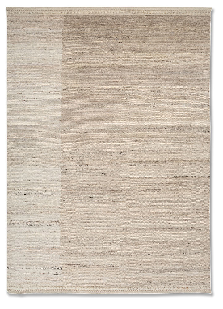 aprezo beige and brown afghan wool hand knotted Rug - HeadShot aprezo beige and brown afghan wool hand knotted Rug - HeadShot