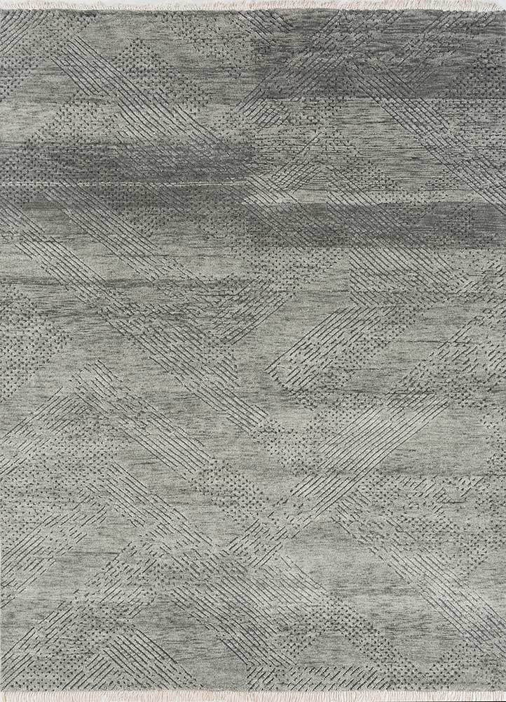 kairos blue wool hand knotted Rug - HeadShot kairos blue wool hand knotted Rug - HeadShot