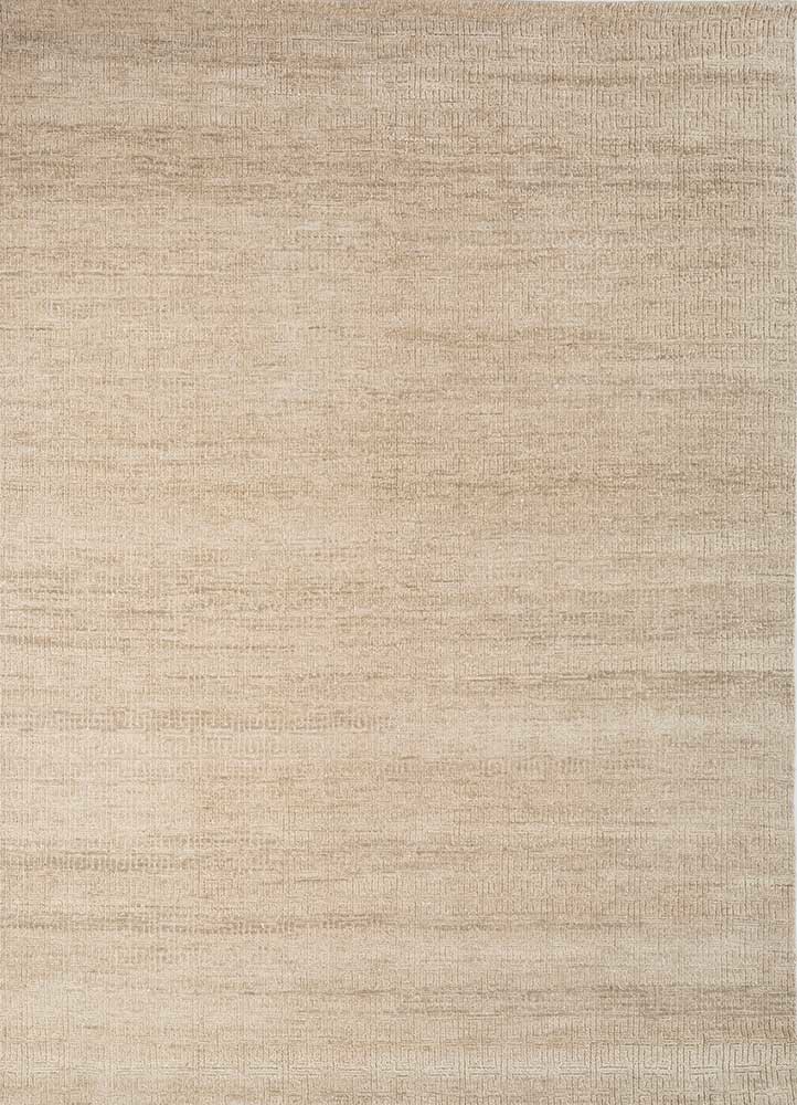 thyme grey and black wool hand knotted Rug - HeadShot