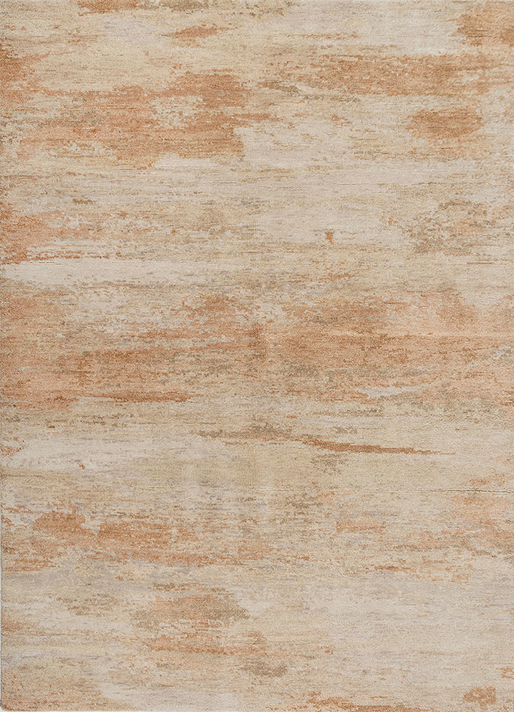 ivory ivory wool hand knotted Rug