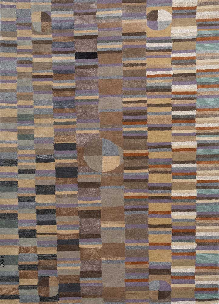 Transcend Multi Hand Tufted Wool and Viscose RugsLeq42(Md)Jaipur Rugs