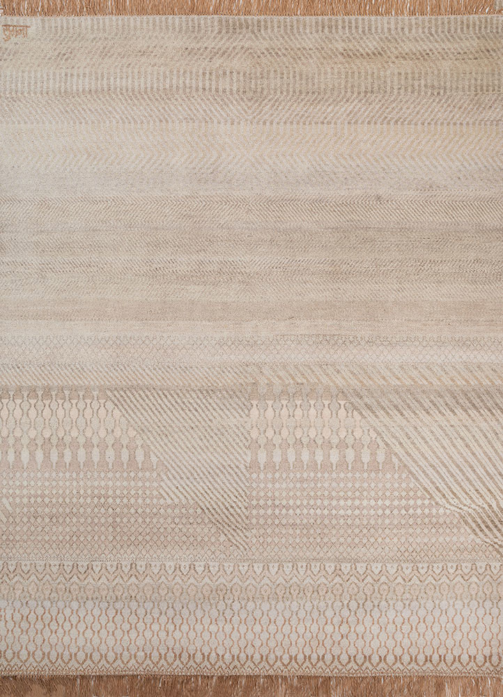 manchaha ivory wool hand knotted Rug - HeadShot manchaha ivory wool hand knotted Rug - HeadShot