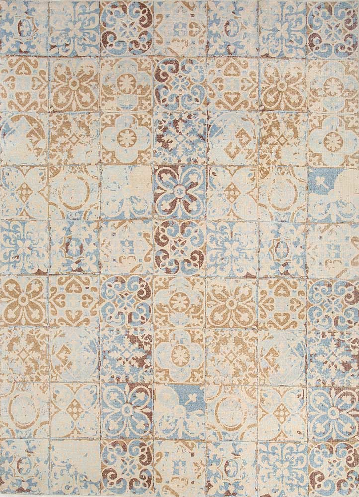erbe beige and brown wool hand knotted Rug - HeadShot erbe beige and brown wool hand knotted Rug - HeadShot