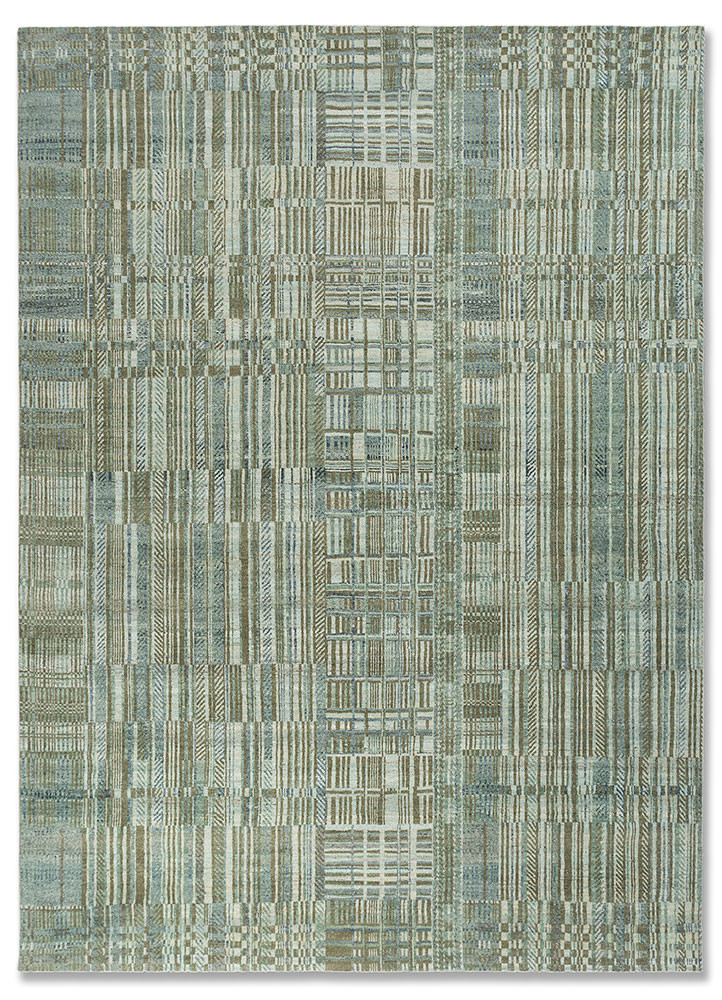 aprezo blue afghan wool hand knotted Rug - HeadShot aprezo blue afghan wool hand knotted Rug - HeadShot