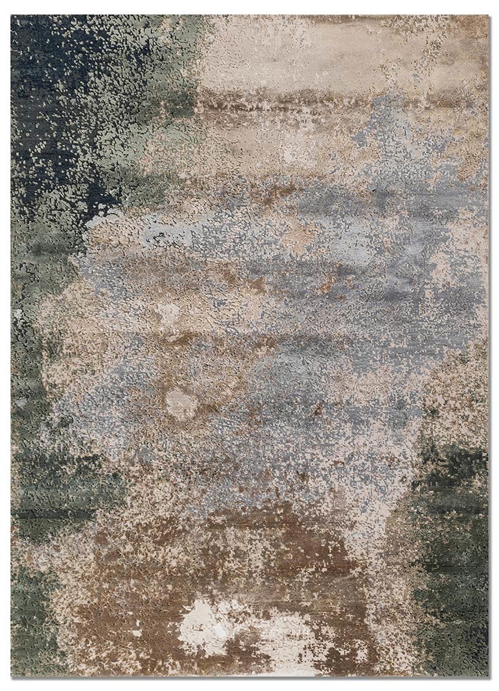 aprezo ivory wool and bamboo silk hand knotted Rug - HeadShot aprezo ivory wool and bamboo silk hand knotted Rug - HeadShot