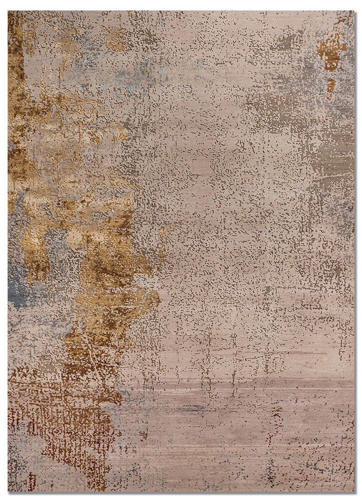 uvenuti pink and purple wool and bamboo silk hand knotted Rug - HeadShot uvenuti pink and purple wool and bamboo silk hand knotted Rug - HeadShot