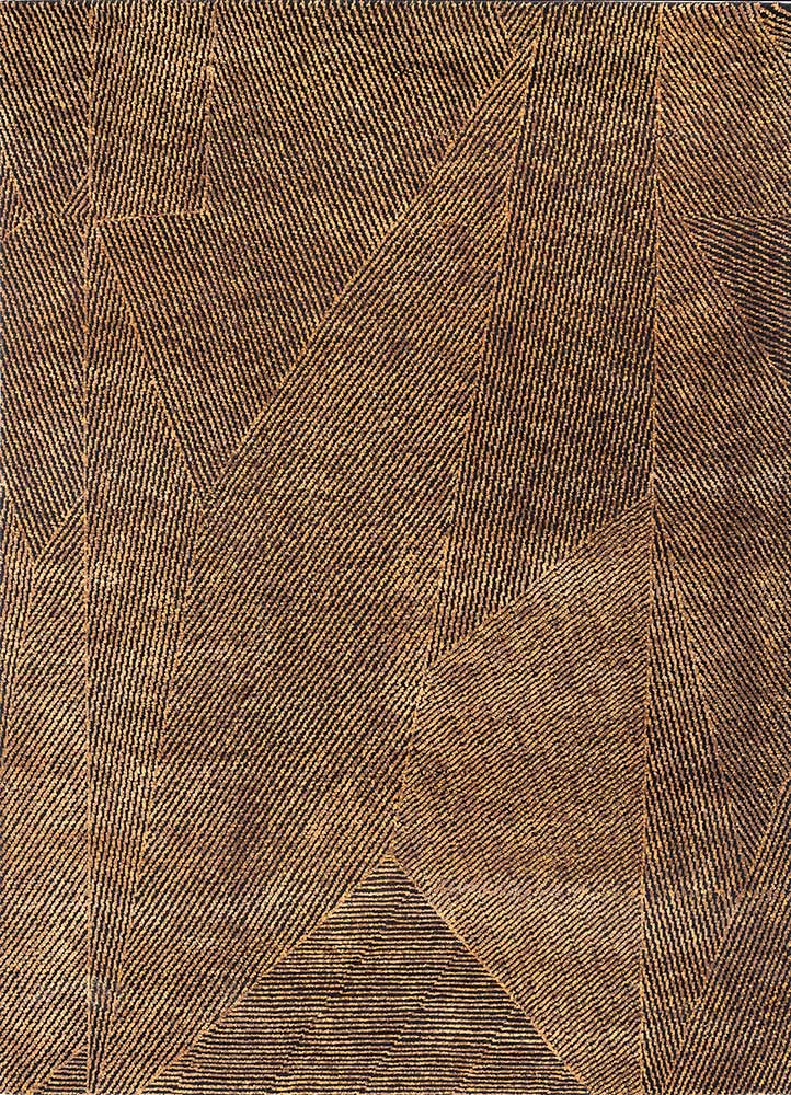 uvenuti grey and black wool and bamboo silk hand knotted Rug - HeadShot uvenuti grey and black wool and bamboo silk hand knotted Rug - HeadShot