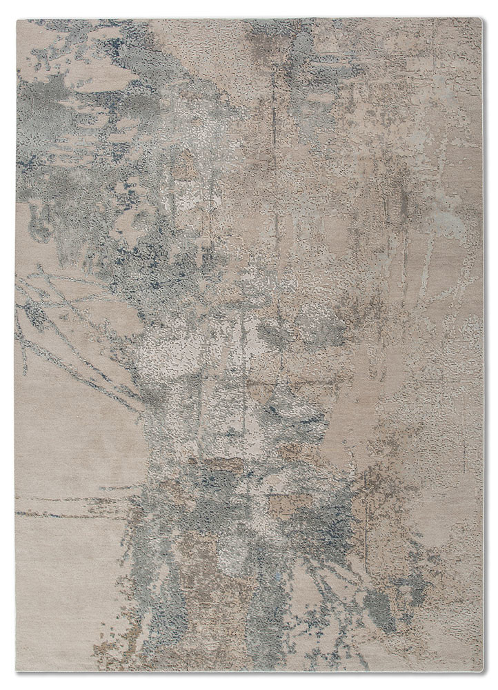 uvenuti ivory wool and bamboo silk hand knotted Rug - HeadShot uvenuti ivory wool and bamboo silk hand knotted Rug - HeadShot