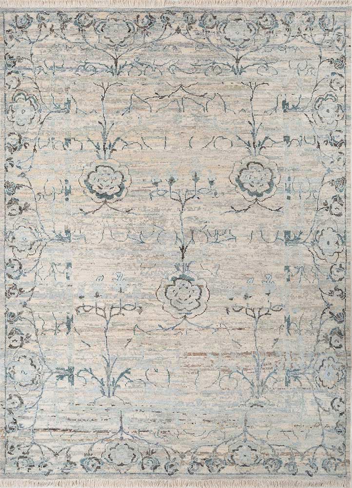 erbe ivory afghan wool hand knotted Rug - HeadShot erbe ivory afghan wool hand knotted Rug - HeadShot