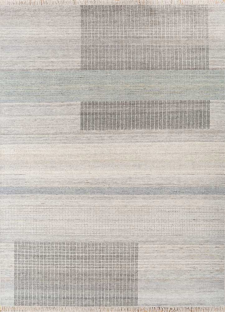  blue afghan wool hand knotted Rug