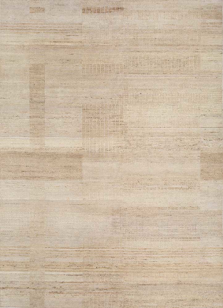  ivory afghan wool hand knotted Rug