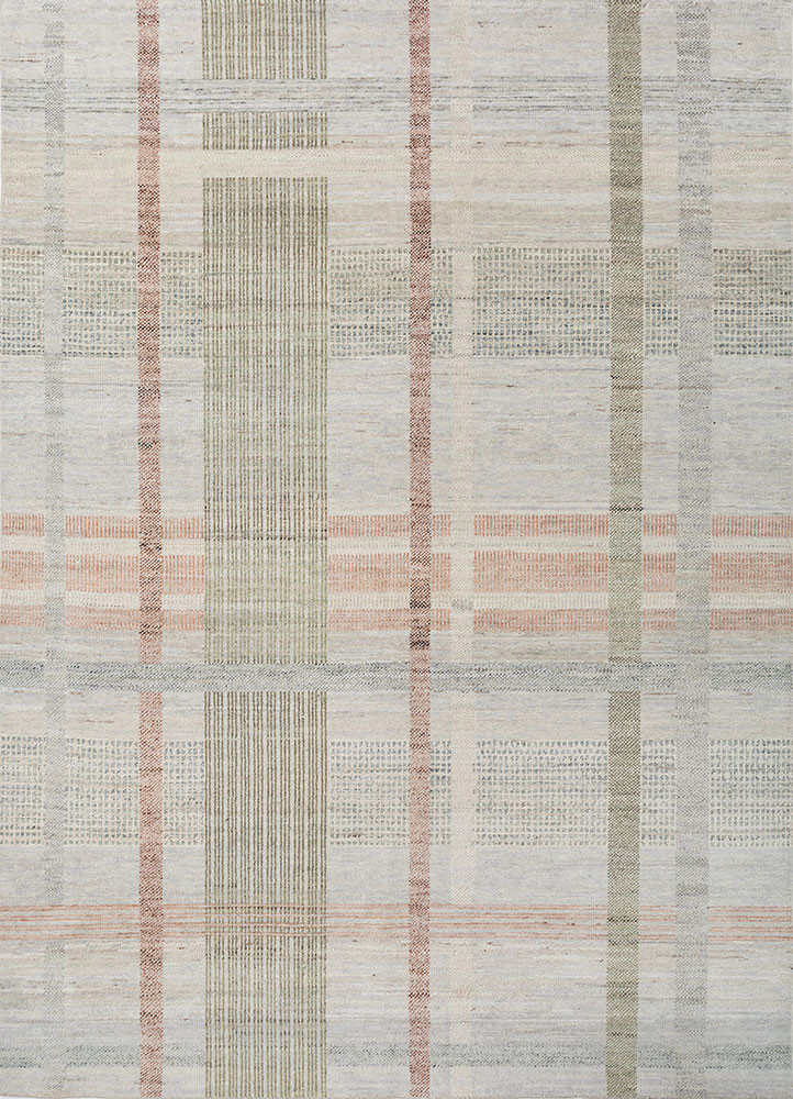 ivory ivory afghan wool hand knotted Rug