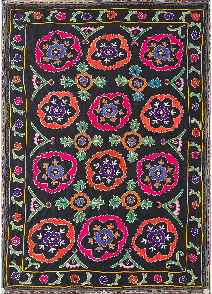 jean grey and black cotton hand loom Home Textile - HeadShot