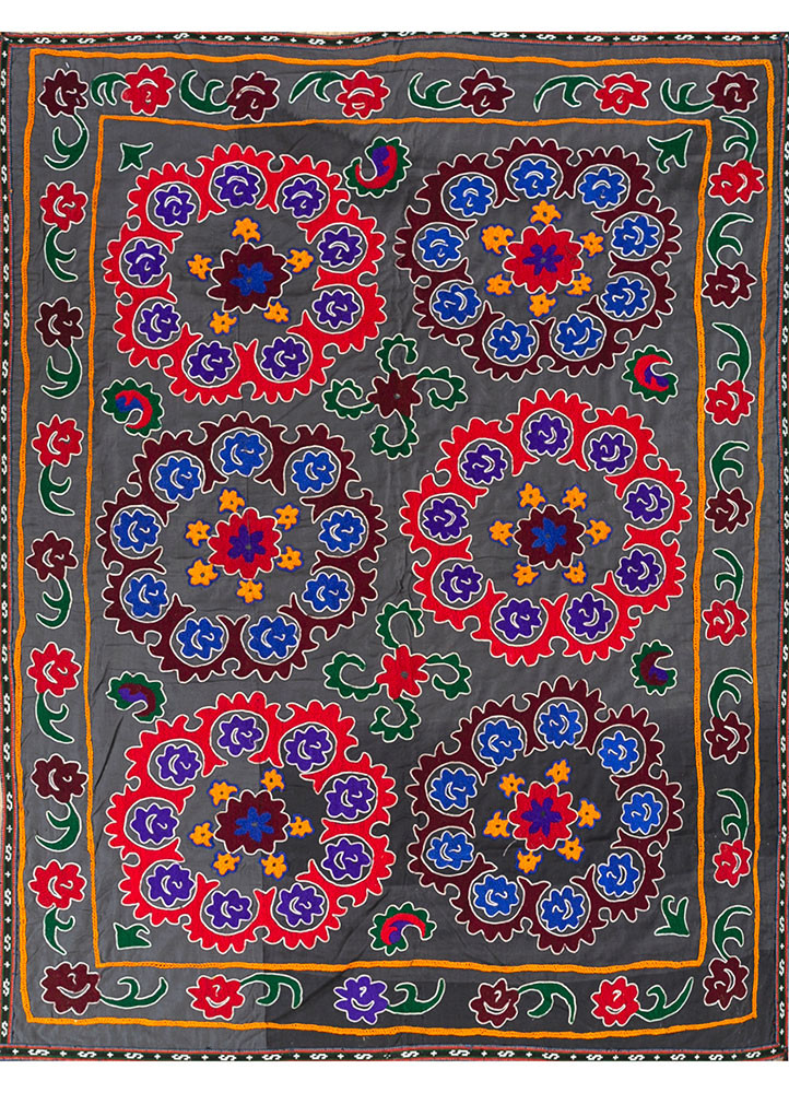 jean blue cotton hand loom Home Textile - HeadShot