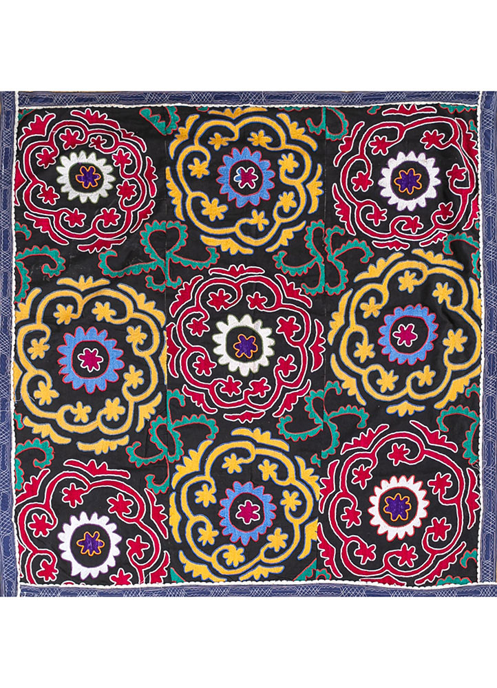 jean grey and black cotton hand loom Home Textile - HeadShot