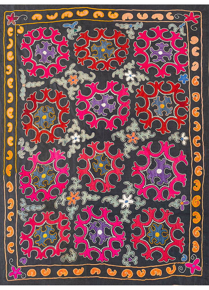 jean grey and black cotton hand loom Home Textile - HeadShot