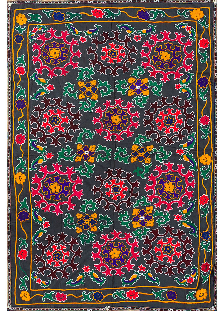 jean grey and black cotton hand loom Home Textile - HeadShot