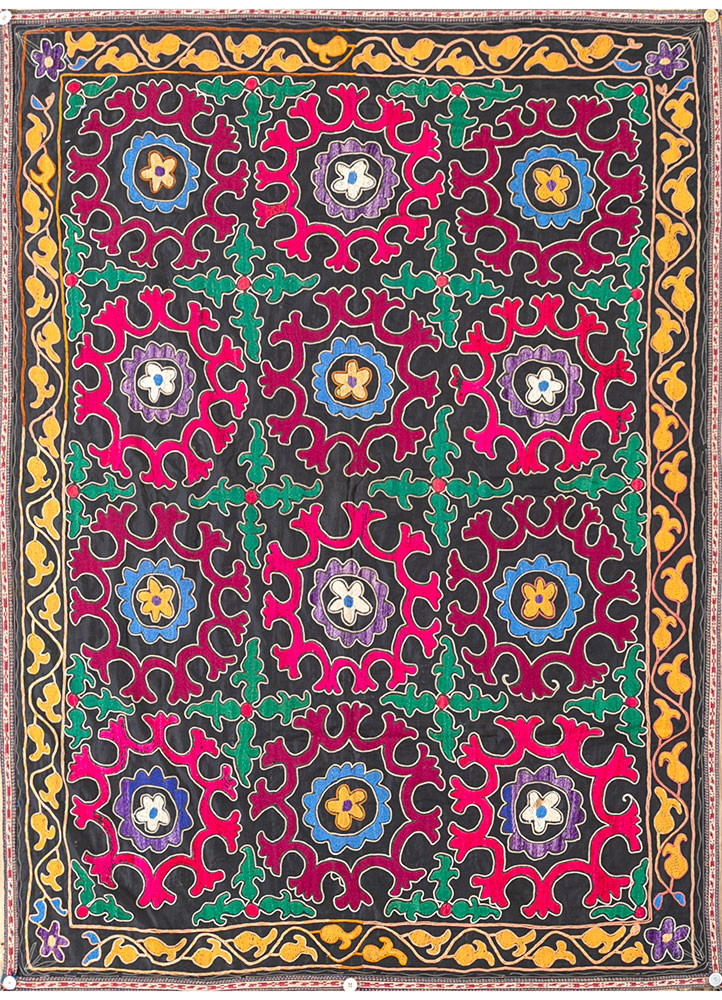 jean grey and black cotton hand loom Home Textile - HeadShot