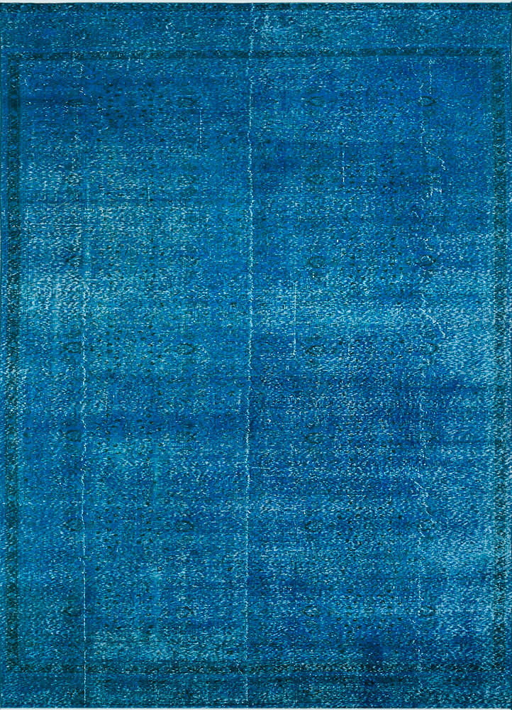 lacuna blue wool hand knotted Rug - HeadShot lacuna blue wool hand knotted Rug - HeadShot