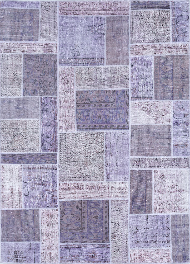 provenance pink and purple wool hand knotted Rug - HeadShot provenance pink and purple wool hand knotted Rug - HeadShot