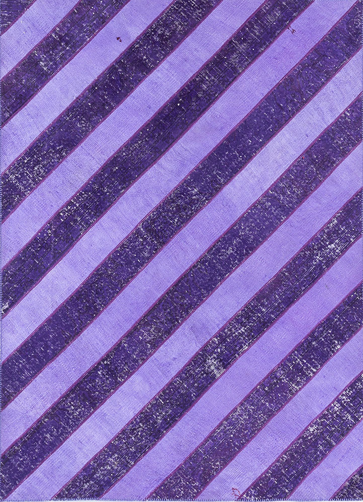 provenance pink and purple wool hand knotted Rug - HeadShot provenance pink and purple wool hand knotted Rug - HeadShot